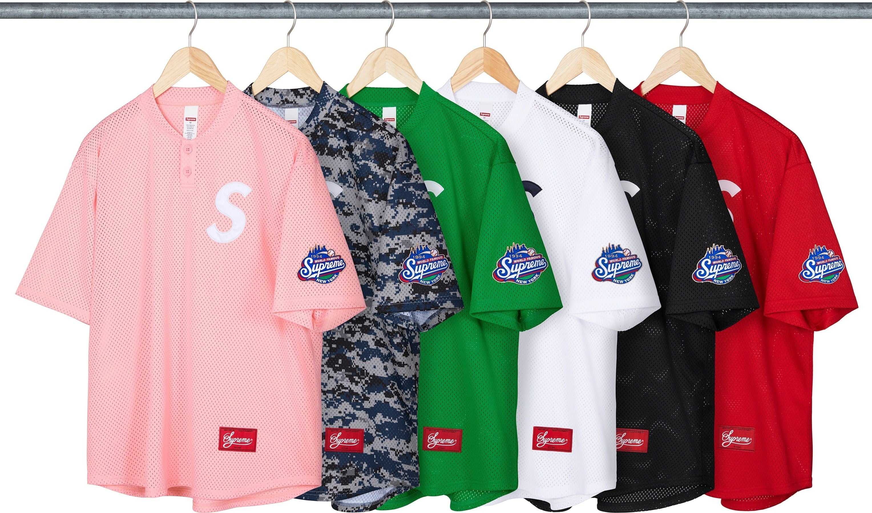 S Logo Baseball Henley